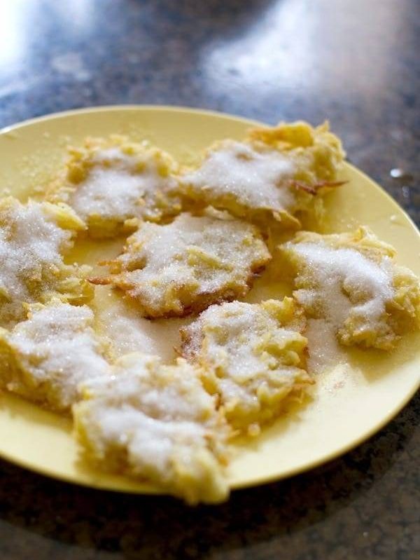 A picture of Camote Tops (Camote Fritters)