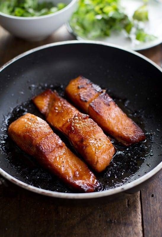 A picture of Caramelized Salmon