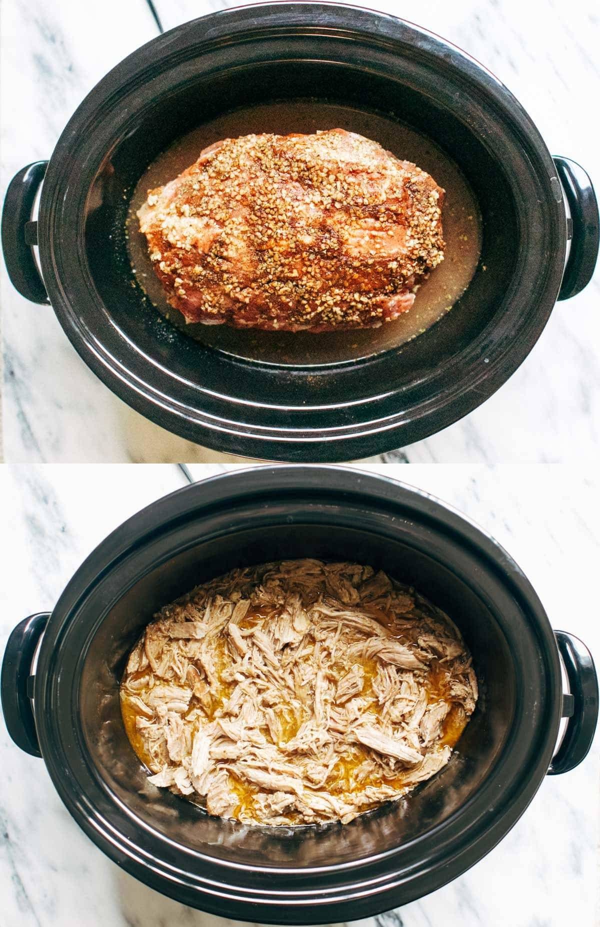 12 SUPER easy recipes you can make in a slow cooker, from veggie lasagna to an entire roasted chicken to pot roast! SO YUM! | pinchofyum.com