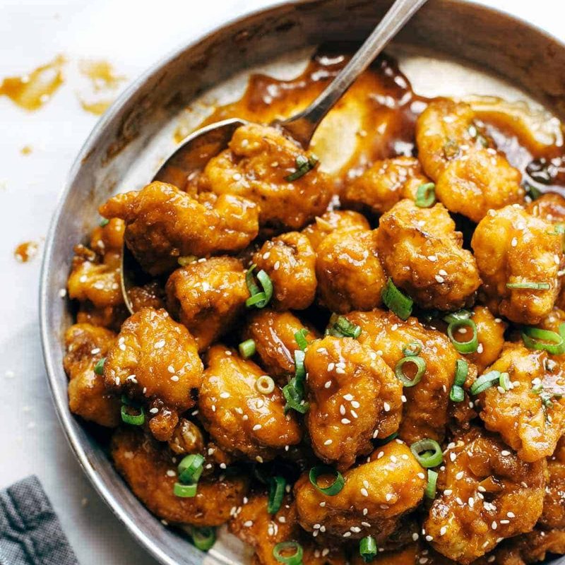 A picture of General Tso's Cauliflower