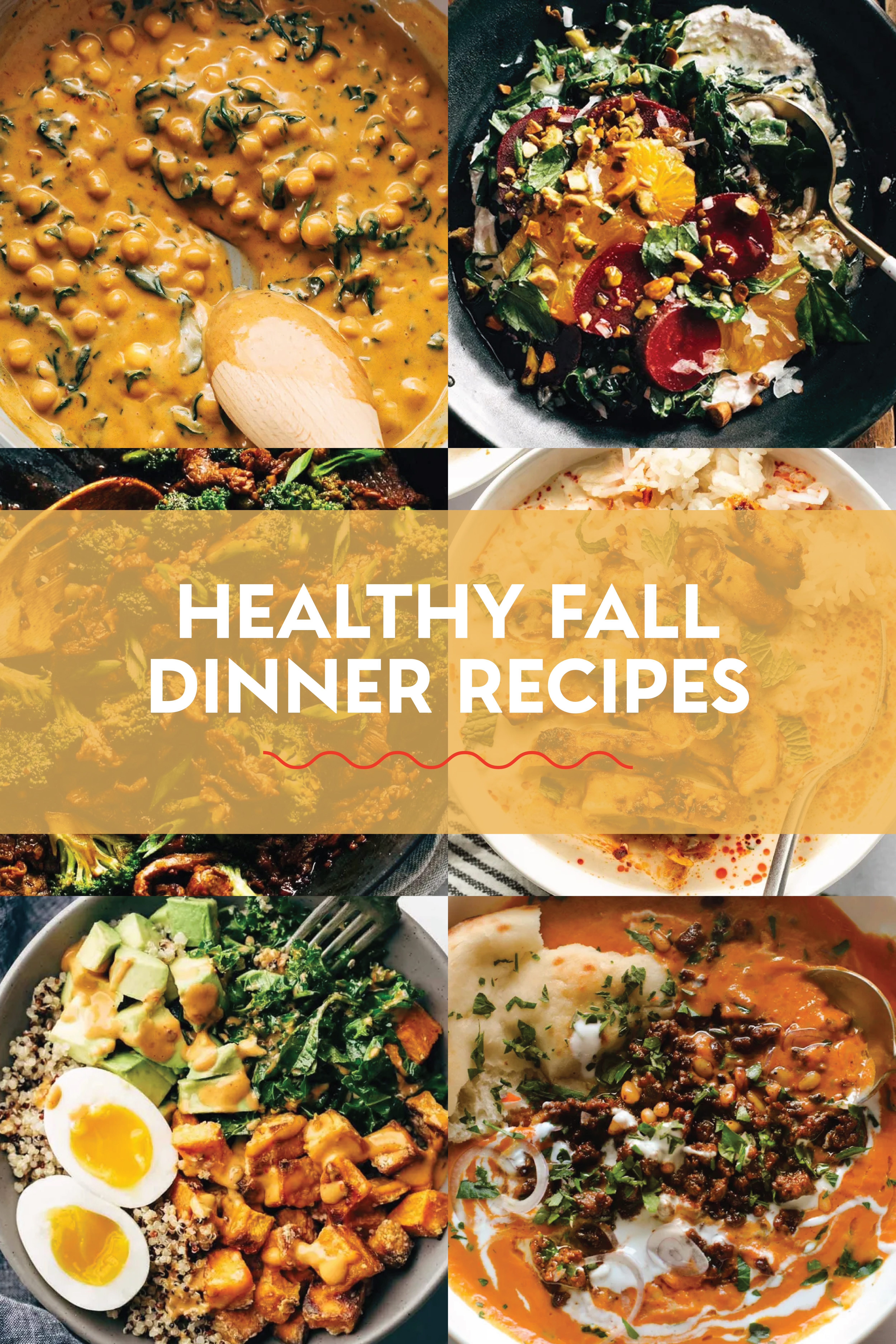Healthy fall dinners.