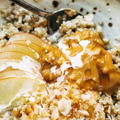 Coconut Breakfast Porridge in a bowl.