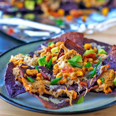 A picture of Crab & Avocado Nachos